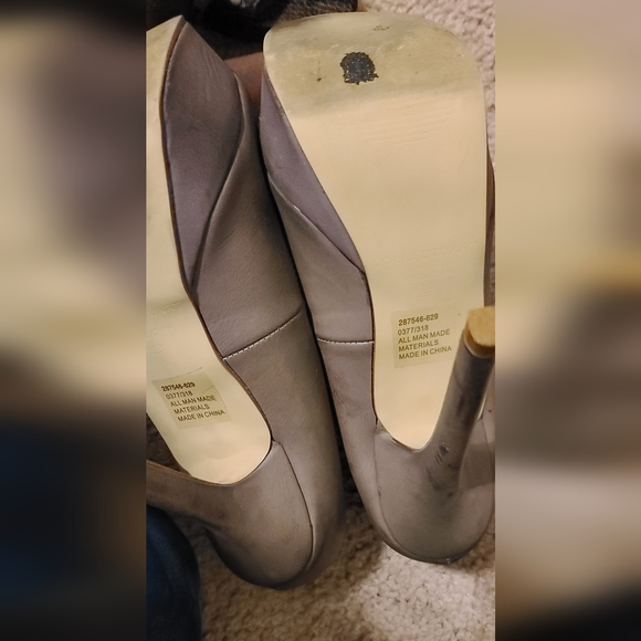 Colin Stuart Grey Brown Stilettos Size 7.5 Womens High Heels - Picture 6 of 6